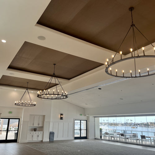 Grooved Acoustic Wood Wall Panels Example