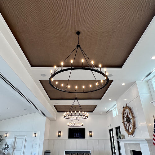 Grooved Acoustic Wood Wall Panels Example