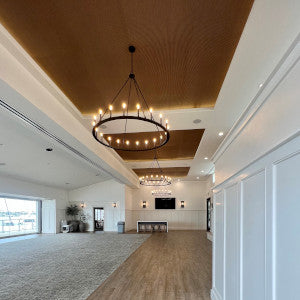 Accoustic Wood Panel Installation