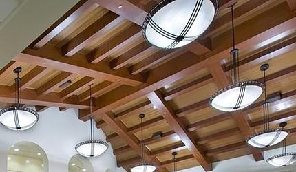Perforated ceilings are effective noise reducers