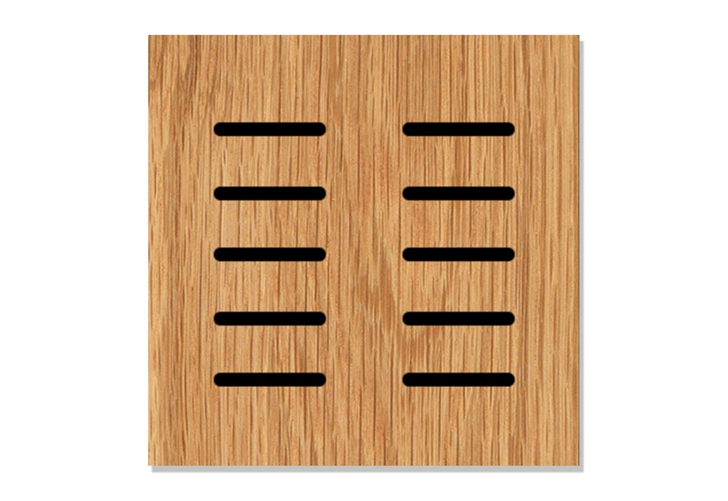 Slotted Wood Panel (S56)
